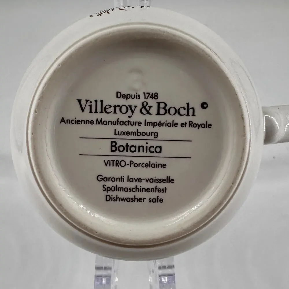 1 mug Villeroy & Boch Botanica Teacup Coffee Mugs Tussilago Farfara